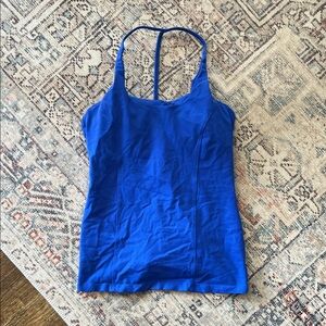 Montiel Royal Blue Racerback Tank Top